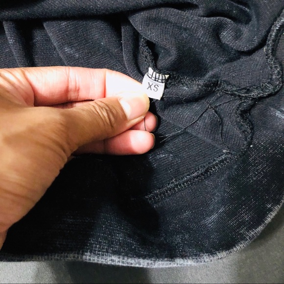 Off Shoulder Stonewashed Top Pyramid Eye - Picture 3 of 4